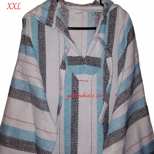 Baja Hoodie Sale $15 Light Blue Black White XXL Drug Rags