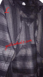 Baja Shirt Hoodie - Charcoal Black - Full View - Goblin Deals