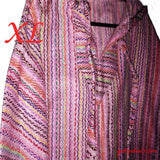 Baja Hoodie Pink Pinstripe XL- Goblin Deals