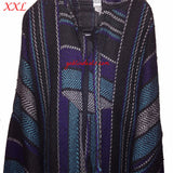 Baja Hoodie Turquoise Navy Blue Black XXL