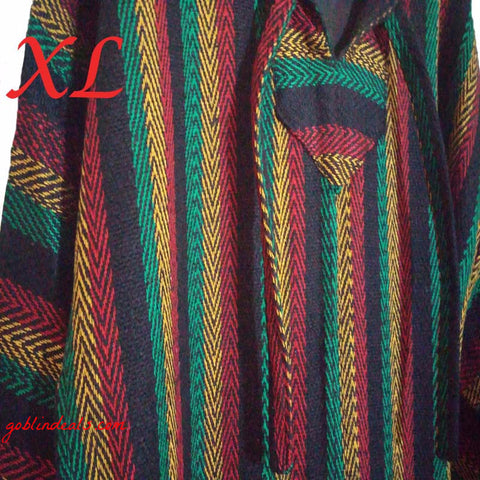 Baja Hoodie Rasta XL - Goblin Deals
