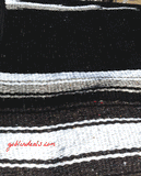 Mexican Diamond Poncho Dark Grey Tan - Goblin Deals