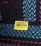 Molina Baja Hoodie Red Turquoise Black XXL- Goblin Deals