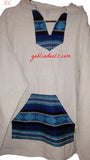 Serape Baja Hoodie Blue XL- Goblin Deals